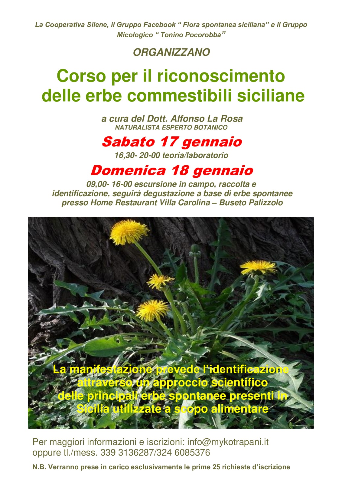 Locandina corso erbe 2026